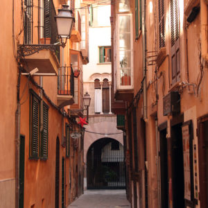 Palma old town street